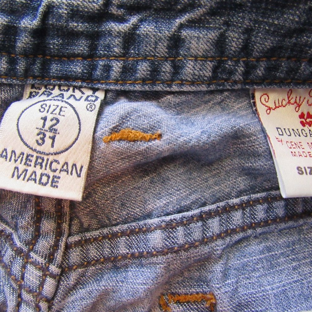 Womens Vtg Lucky Brand Jeans Rancher Flare Sz 12/21 - Picture 4 of 7